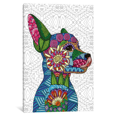 " Folk Art Puppy " by Angelika Parker