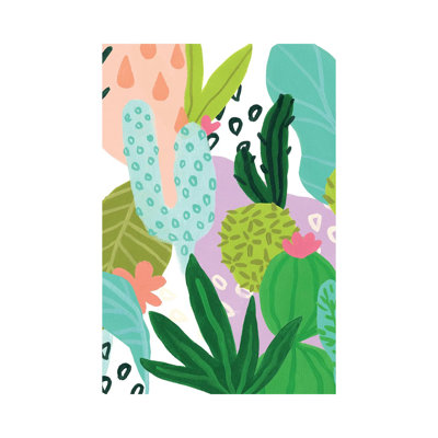 Party Plants III by June Erica Vess - Wrapped Canvas Painting
