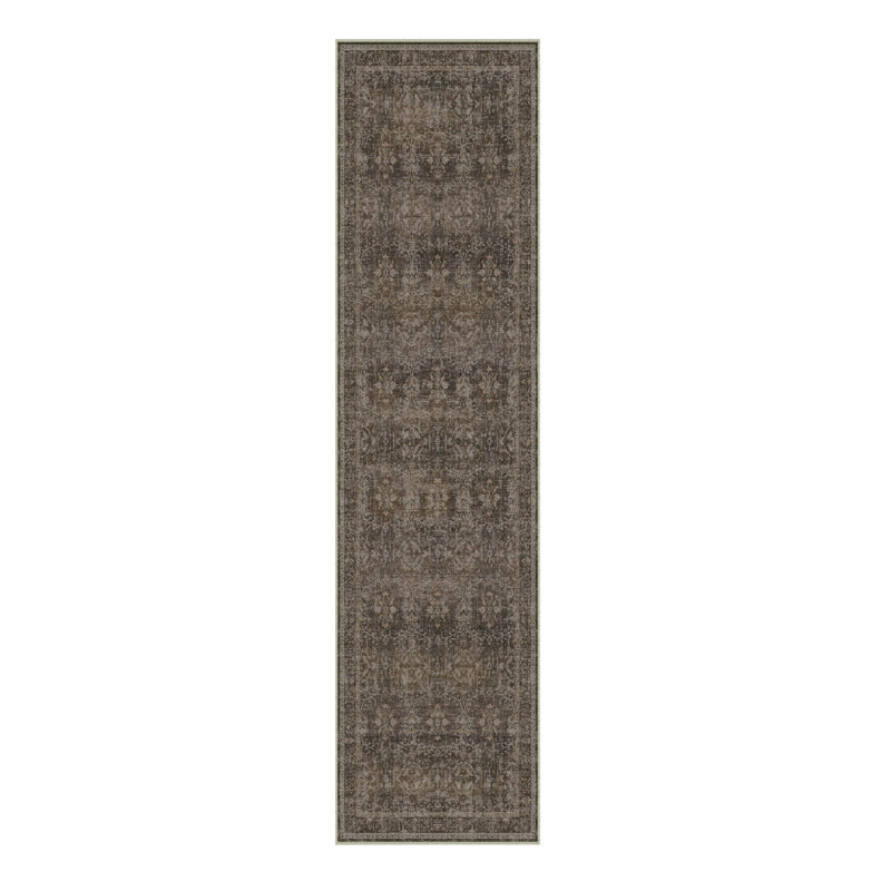 Tapis brun Mila, Tapis de couloir 2 pi x 8 pi