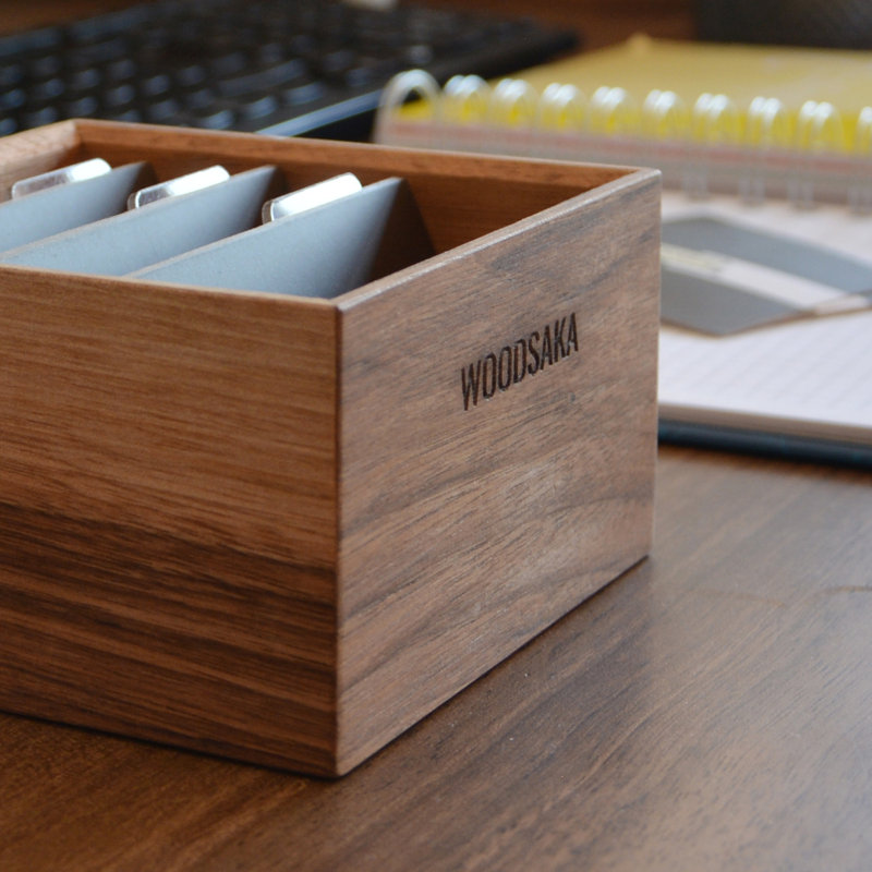 Wood Desk Organiser