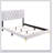 James White Upholstered Queen Panel Bed