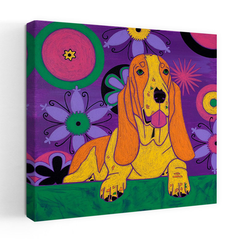 Hush Puppeh, art contemporain pour chien, H 32 po x l 32 po