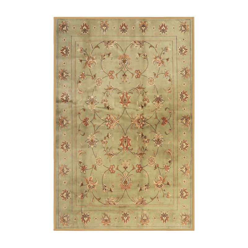 Tapis décoratif beige Contemporary, Rectangle 7 pi x 10 pi