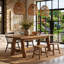 Dining Table with Wood Base