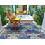Seville Hand Knotted Area Rug in Blue/Violet/Green/Purple