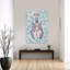 Art mural côtier homard bleu-823064896