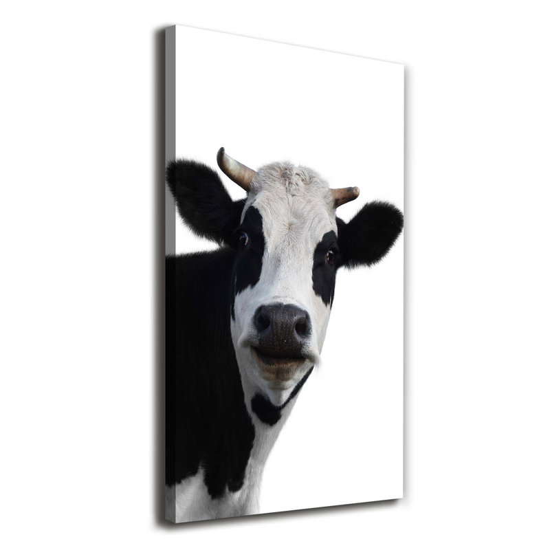 A Bred Cow - Wrapped Canvas Print