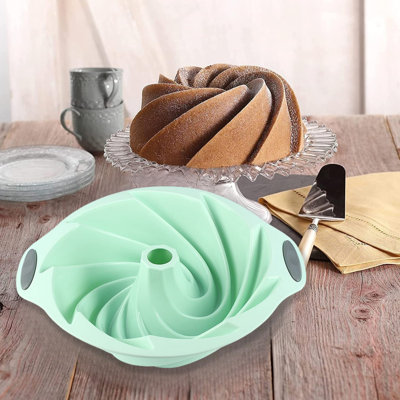 Cake Pan Silicone Mold With Handle Non-Stick