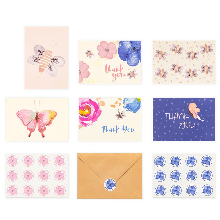 Outshine Co Outshine Blank Note Cards With Envelopes And Seals In