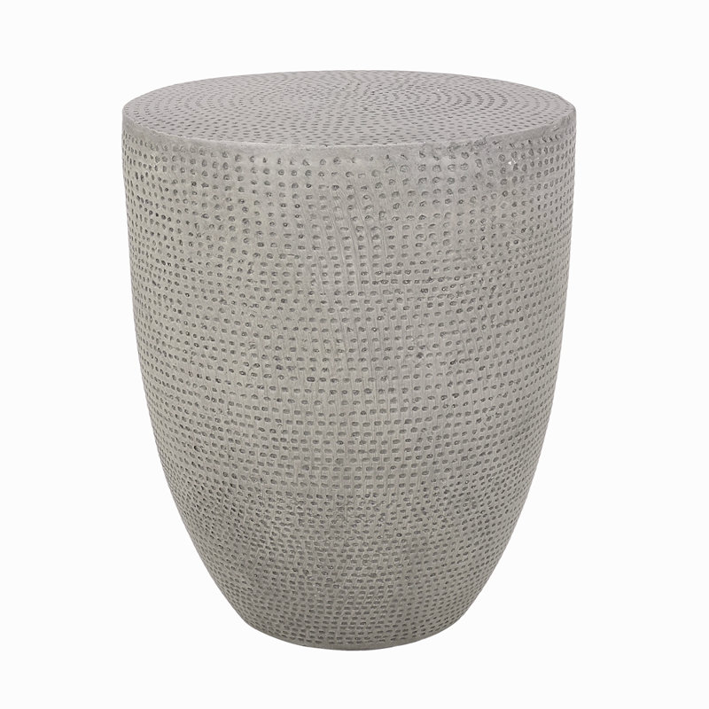 Outdoor Lightweight Concrete Side Table