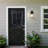 Oxburgh Plug & Play 1-Light Outdoor Wall Light in Transitional and Modern Style-15.78 Inches Tall and 6.08 Inches Wide