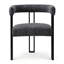 Ensemble de chaises de salle à manger 18 po en tweed rembourré (ensemble de 8)-132042887