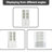 75.25'' Tall Display Cabinet With Double Glass Doors