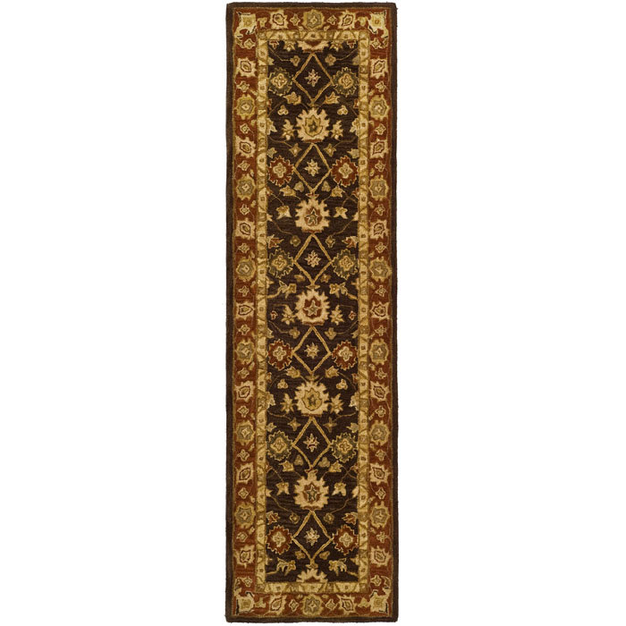 Codee Hand-Tufted Wool Olive/Rust Area Rug