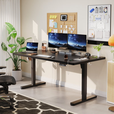 Electric Standing Desk Height Adjustable Desk with Time Reminder