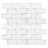 3'' W x 5'' L Polyvinyl Chloride (PVC) Peel and Stick Subway Tile