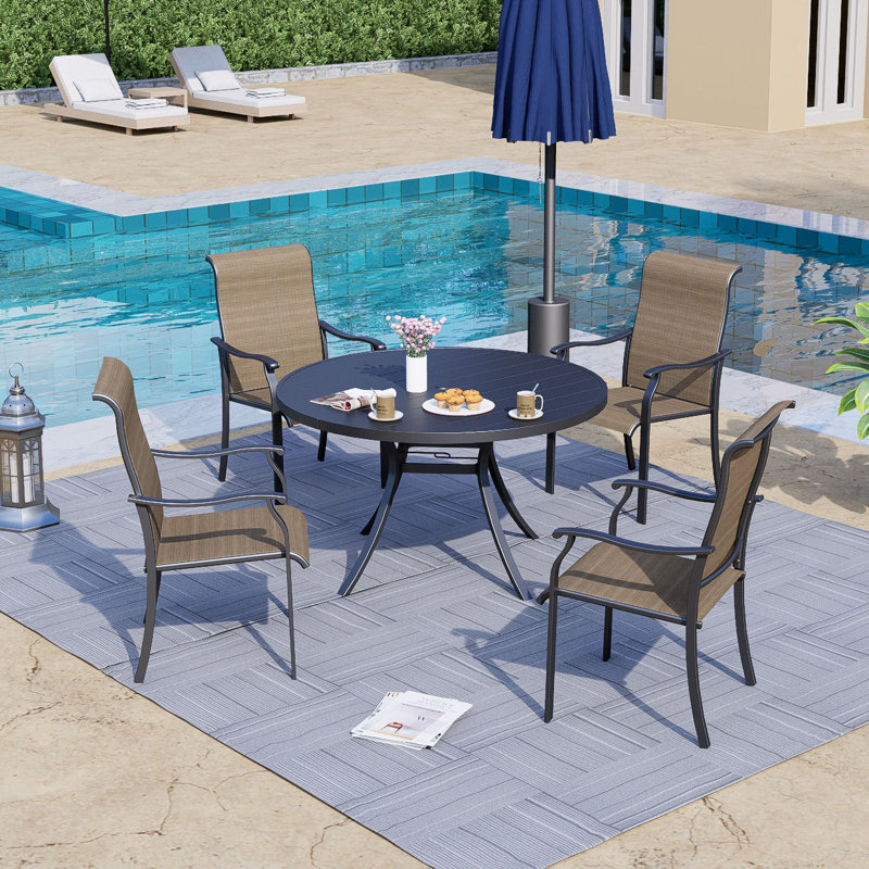 Ensemble repas pour 4 personnes, Jaune