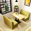 Banc rembourré en mélange de coton Simple Casual Cafe-101264888