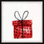 Chatman Chatman Red Gift Boxes - 2 Piece Single Picture Frame Painting-1703491149