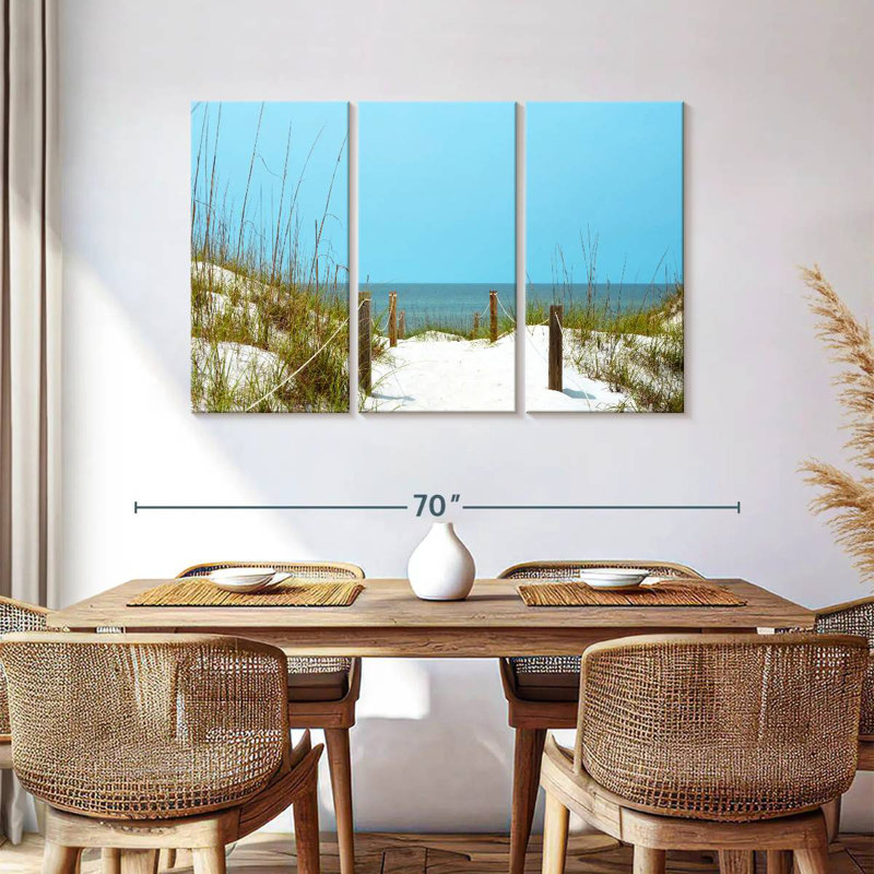 Gillard White Sandy Beach I, 36" H x 57" W