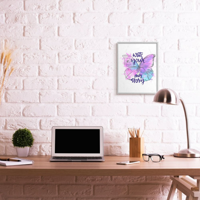 «Écris ton histoire», «Butterfly Wings» par Jennifer Paxton Parker - impression d'art graphique, H 20 po x l 16 po