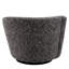 Fauteuil demi-tonneau pivotant rembourré Colin-98407524