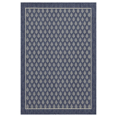 Weather-resistant Polypropylene Modern Flatweave Rug For Indoor & Outdoor High-traffic Spaces