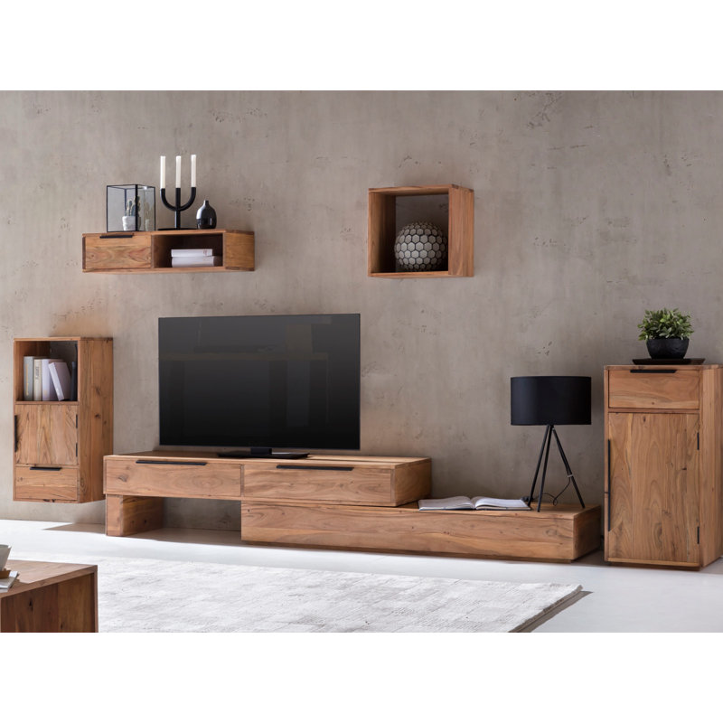 Jordyn Acacia Solid Wood Accent Shelf