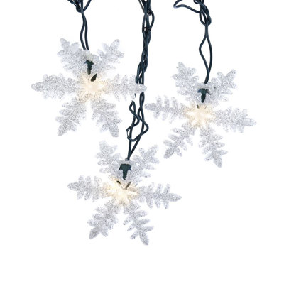 Snowflake 10 Light String Lights