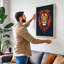 Lion's Crown Modern - Wrapped Canvas-942567580-942567583
