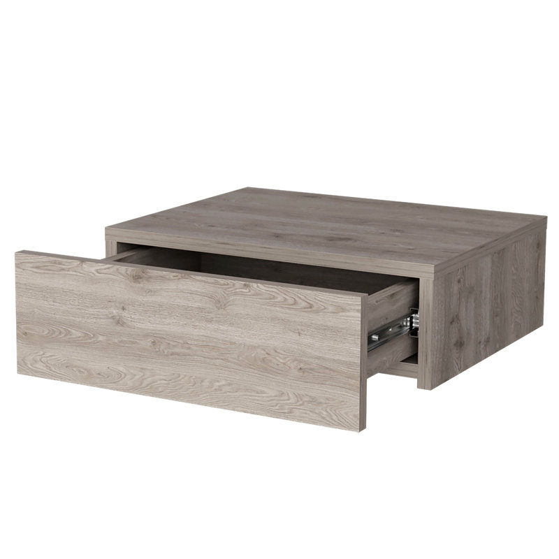 Gray Nightstand With Drawer For A Stylish Bedroom Modern In Spacious Storage Area, Light Gray