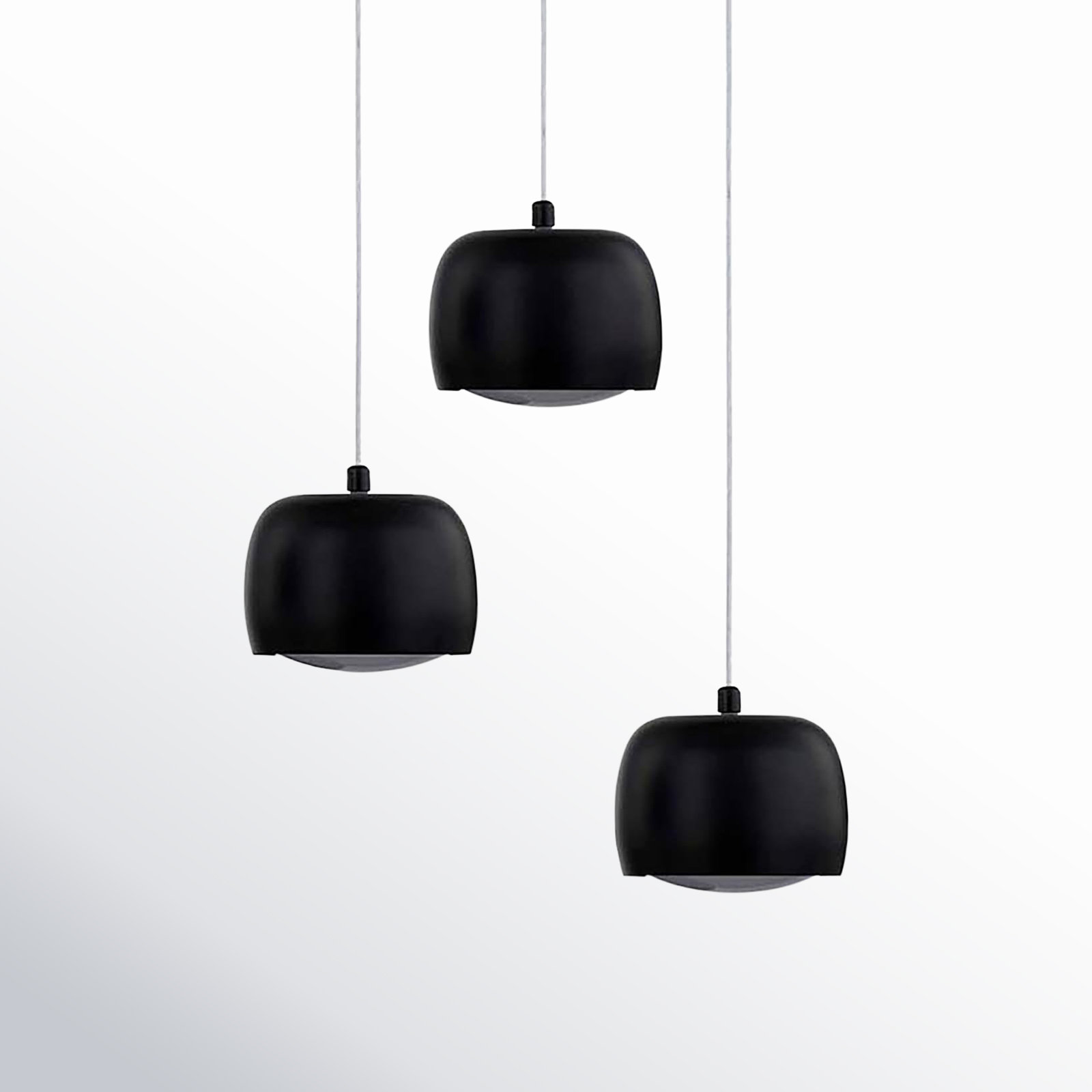 Kerlin 3 Light Metal Dimmable LED Pendant