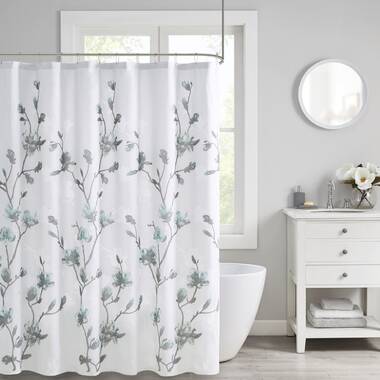 Haley Floral 13-Piece Shower Curtain Set With Hooks, Multi, 72x72