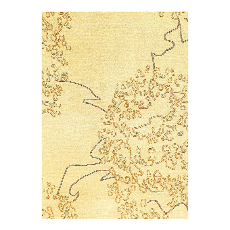 Hand Woven Cotton and Wool Area Rug