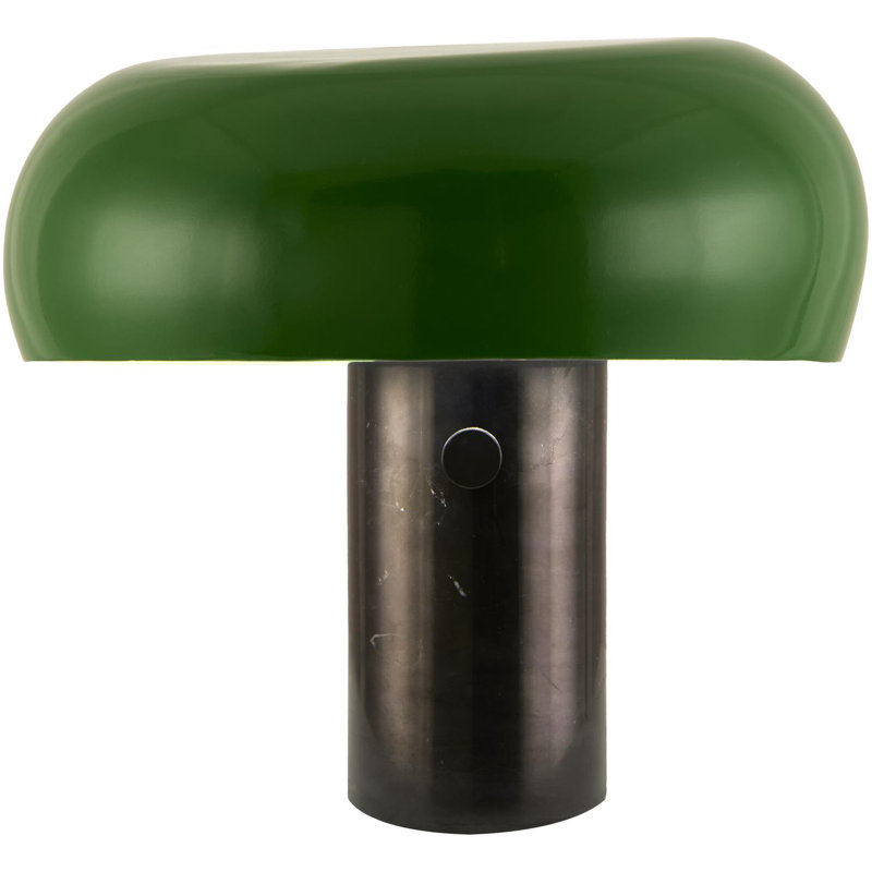 Lampe de table en marbre Knotts , Noir, Vert foncé