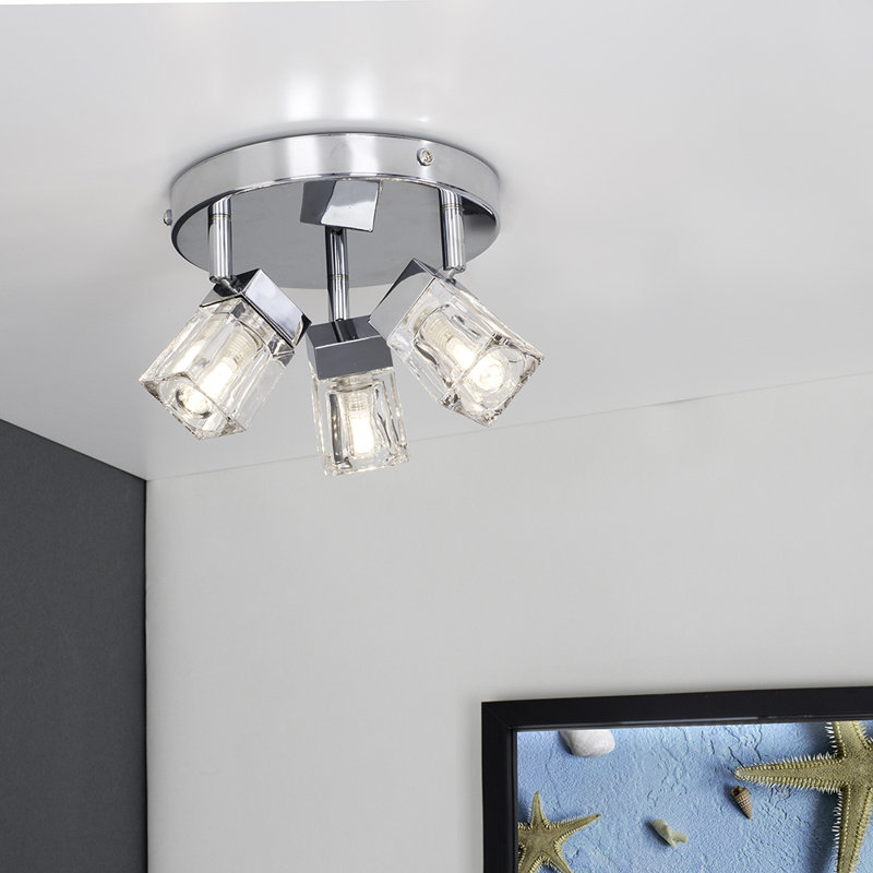 Eshleman Glass Spotlight, Chrome, Yes