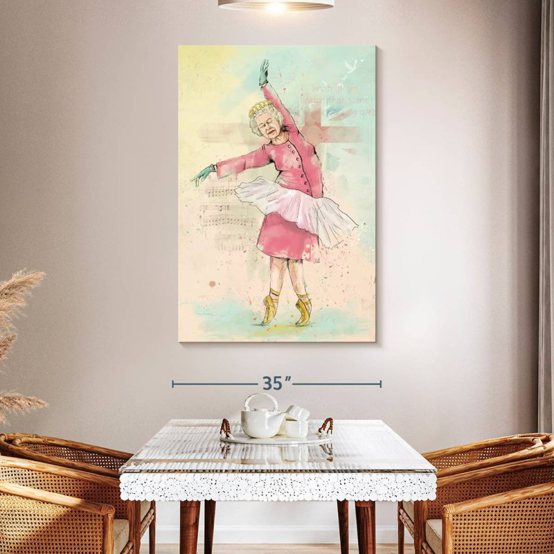 Leisha Dancing Queen, 51" H x 34" W