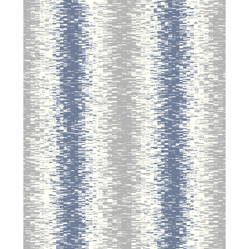 Rouleau de papier peint L 33 pi x l 20,5 po Momordique, Bleu