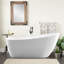 Baignoire autoportante en acrylique 67 po x 32 po Cora-83665409