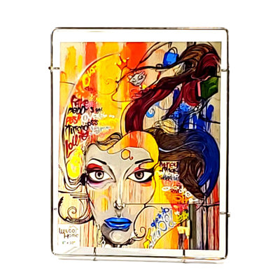 Cadre photo transversal à la tension flottante