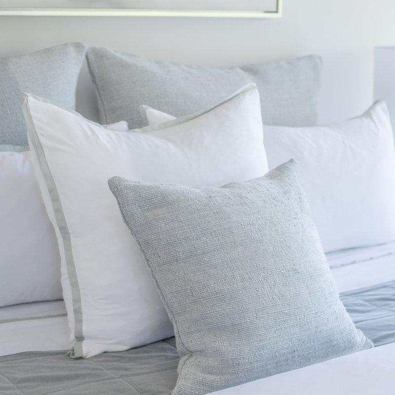 Langston Sateen Pillow Sham, White