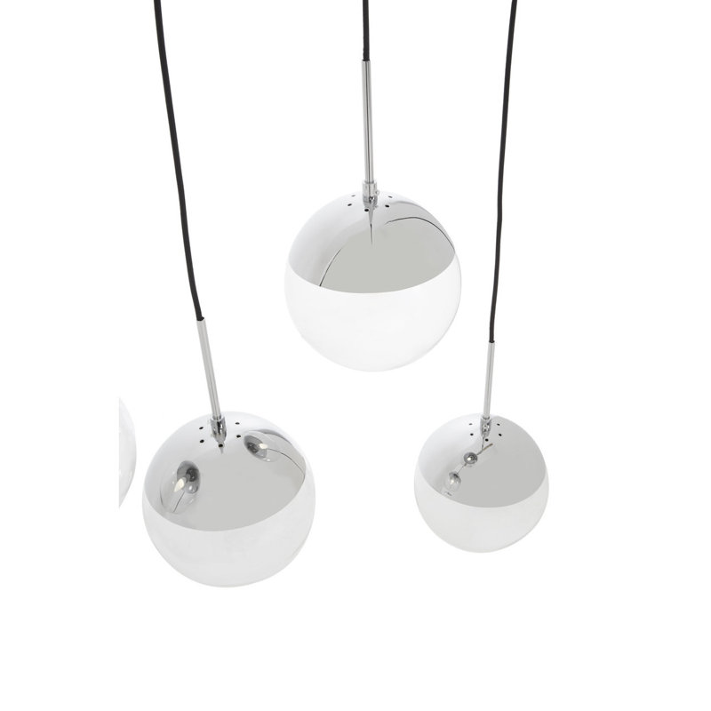 Royce 5 - Light Kitchen Island Pendant, Silver
