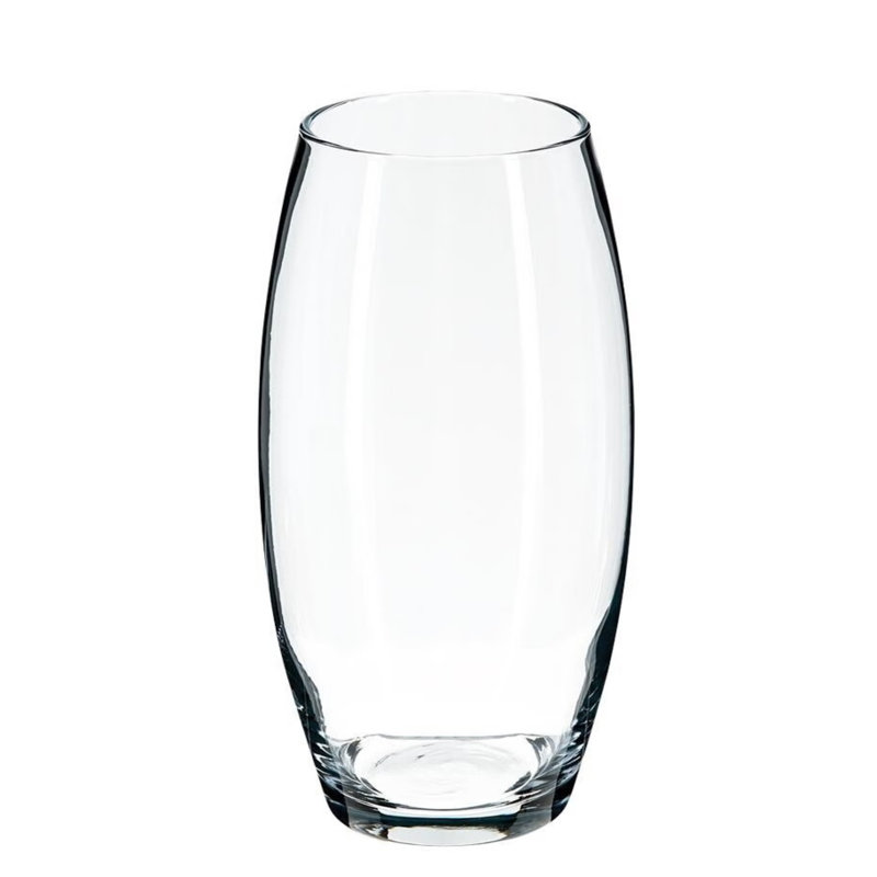 Ensemble de 4 vases en verre Mychel, H 11,75 po x l 6,5 po x P 6,5 po