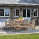Fleur 63'' Round 8 - Person Outdoor Dining Set
