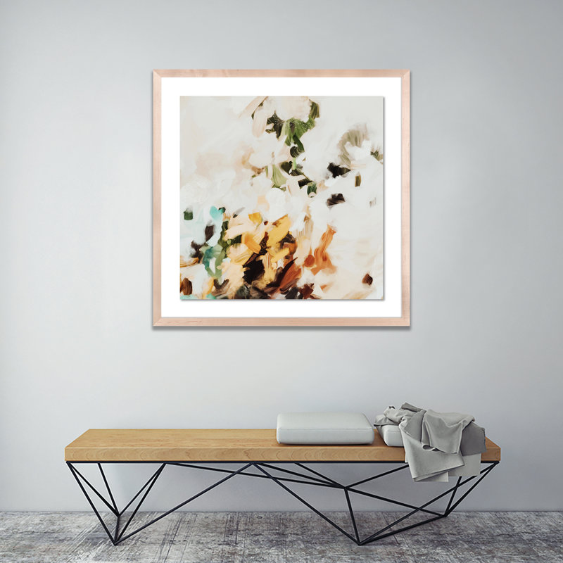 Hayden Print by Patricia Vargas, Natural, 48" H x 48" W x 2.5" D