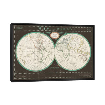 " Torkingtons World Map Slate " by Sue Schlabach