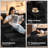 Nathasa Boneless 74.56" Upholstered Sleeper Sofa Bed with Pillow, No Assembly Required, Modern Compression Couch with Dual Mattress for Living Room-805430396