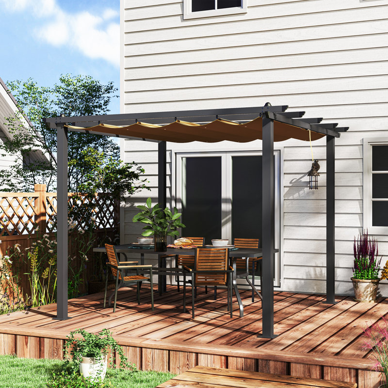 2.37m x 2.97m x 2.97m Pergola