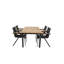 Anoki 4 - Person Teak Patio Dining Set with Extendable Rectangular Table