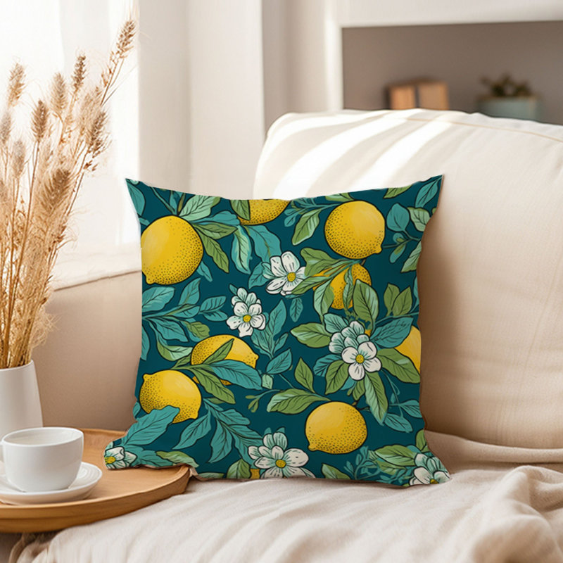 Food and Kitchen Lemon Dreams XII Modern, 20"H x 20"W
